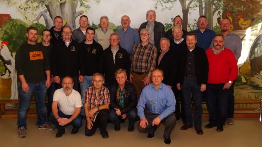 60-jähriges Jubiläum (Gruppenbilder) Herrengruppe